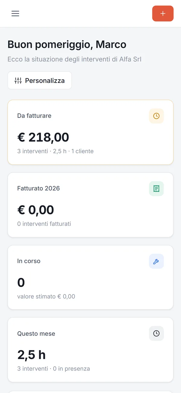 Ibis Assist CRM sul telefono